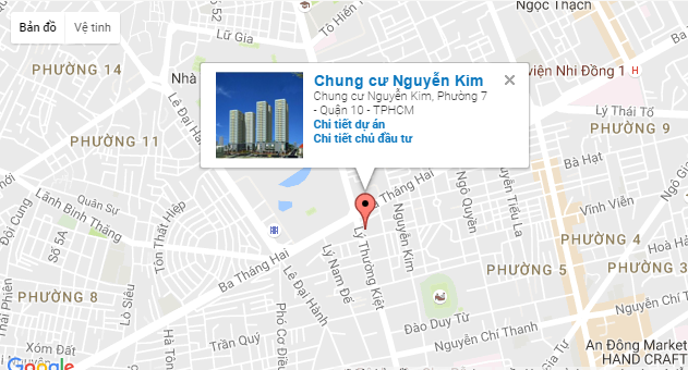 Vị trí căn hộ Nguyễn Kim